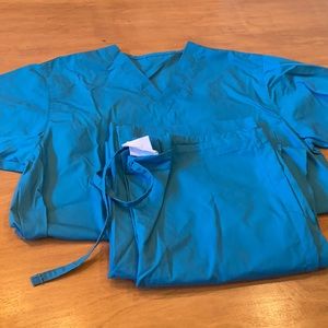 Hospital scrubs. Worn once